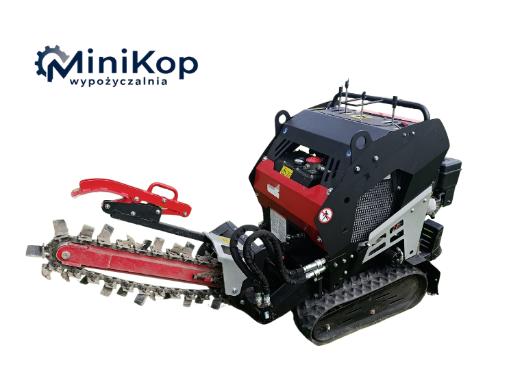 Koparka łańcuchowa z napędem